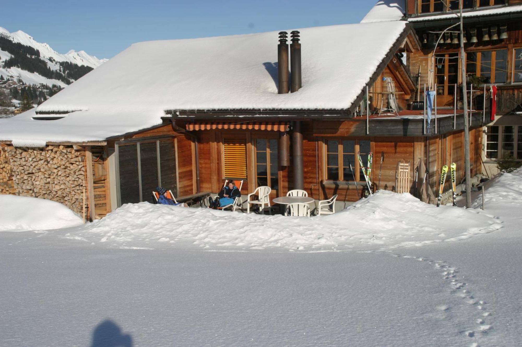 Bergdohle Adelboden Exterior foto